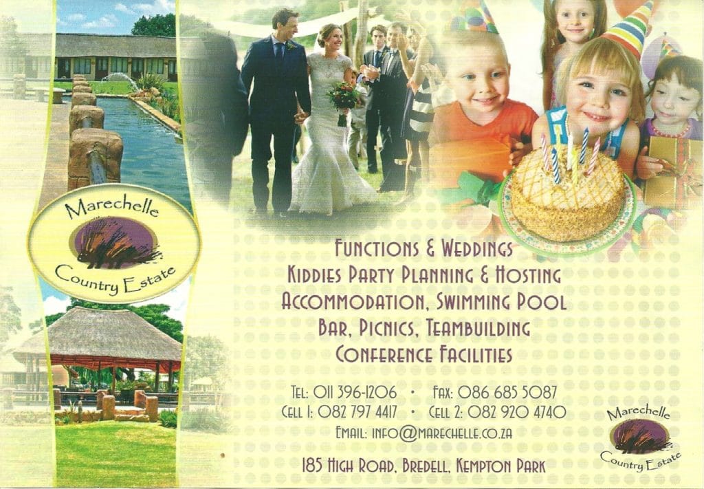 Marechelle Country Estate – Kempton Park