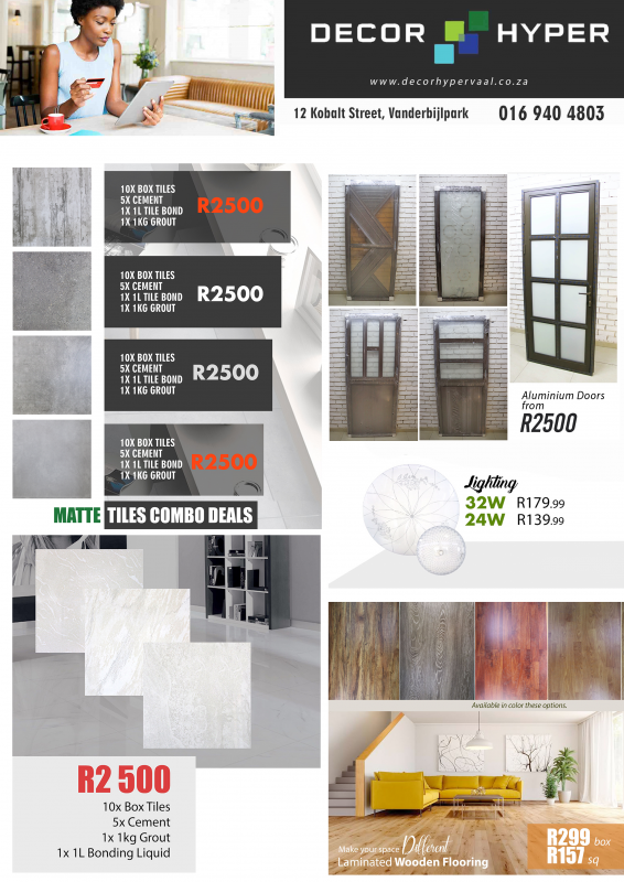 Decor Hyper Vanderbijlpark Contact Information Home Improvements on