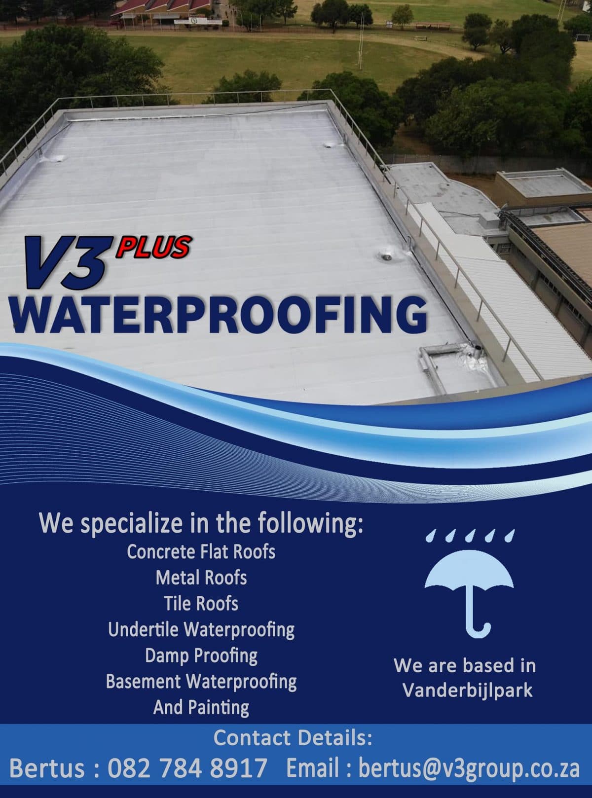 V 3 Plus Waterproofing Vanderbijlpark