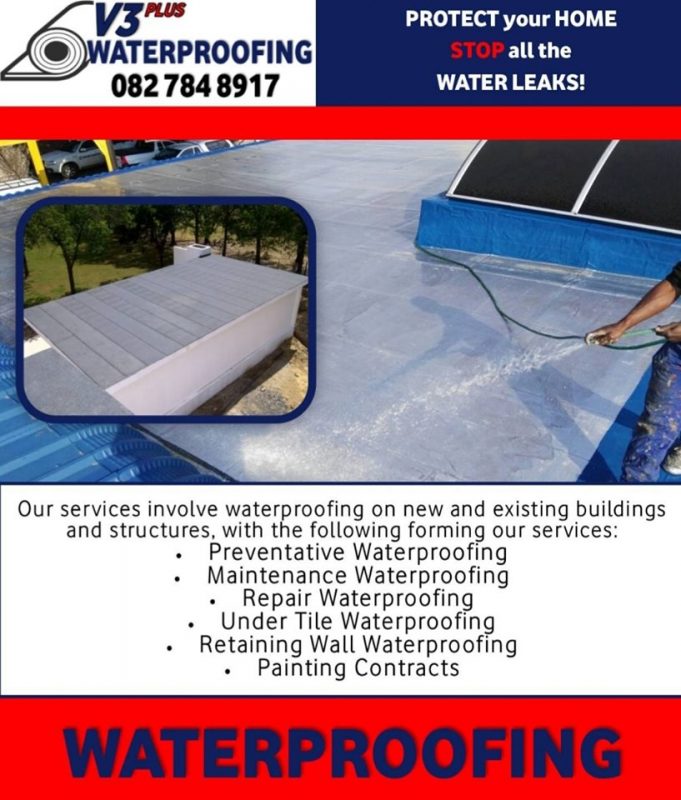 V 3 Plus Waterproofing Vanderbijlpark