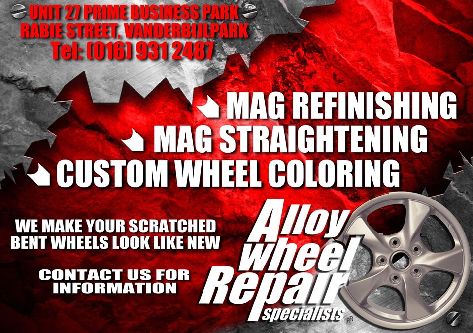 Alloy Wheel Repair Specialists Vanderbijlpark
