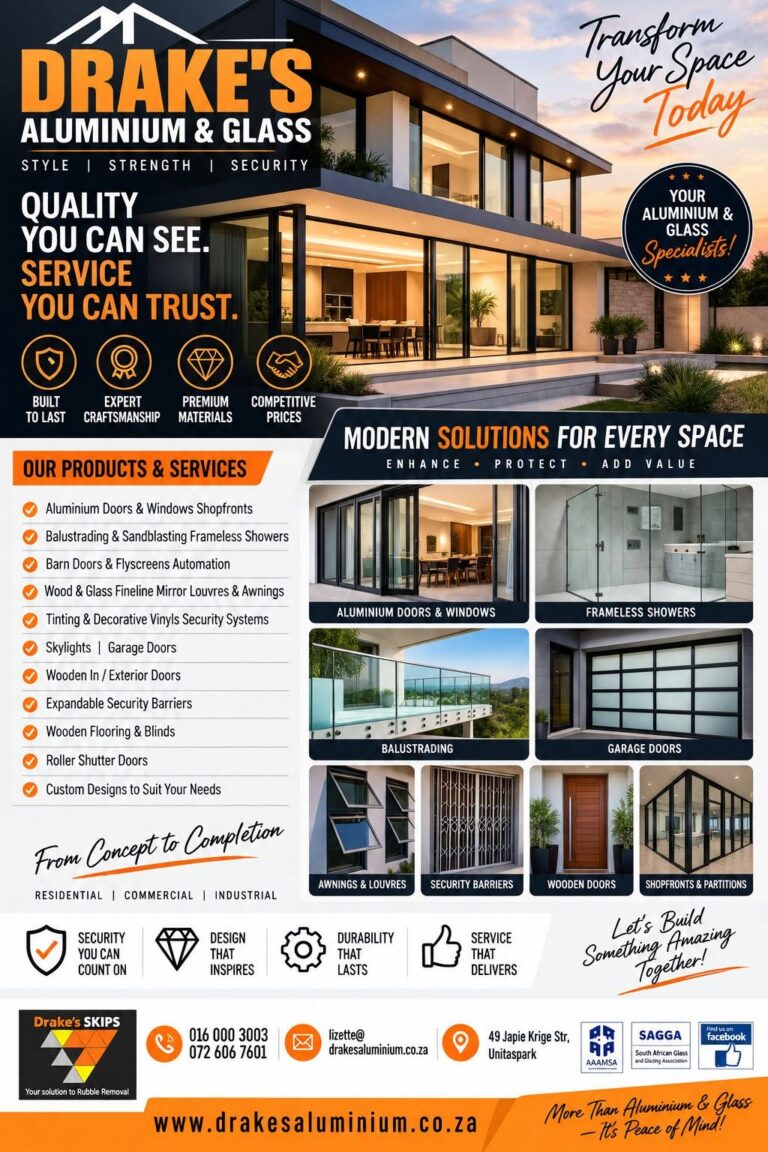 Drakes Aluminium and Glass Vereeniging 1