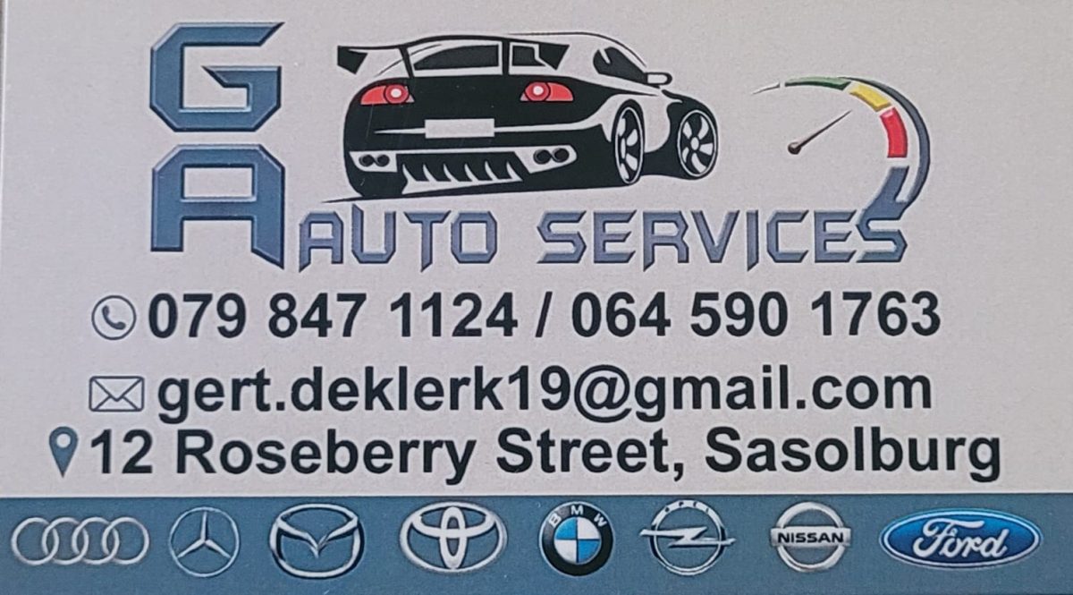 GA Auto Services Sasolburg