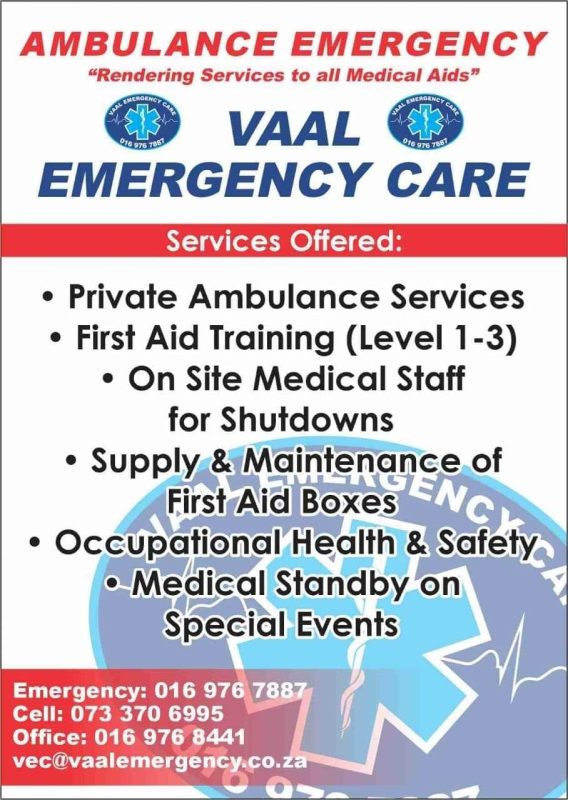Vaal Emergency Care 1
