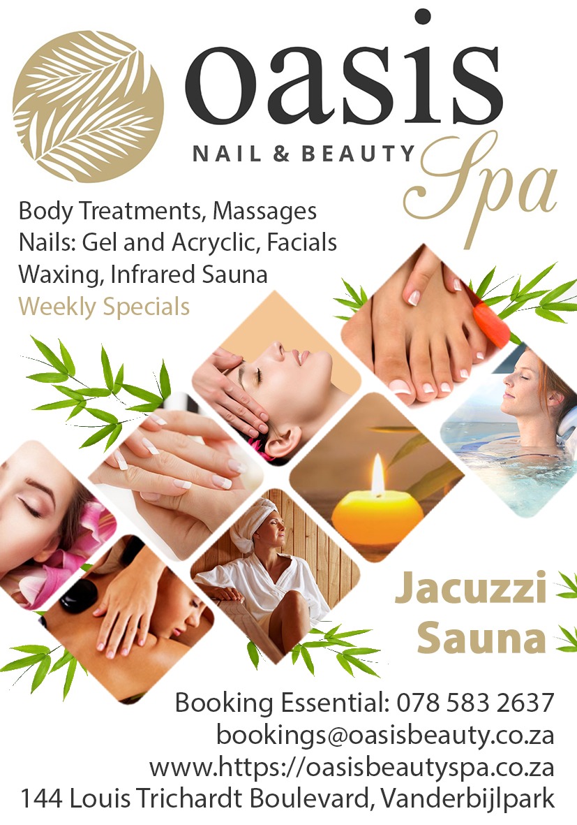 Oasis Nail and Beauty Spa Vanderbijlpark Contact Information Beauty