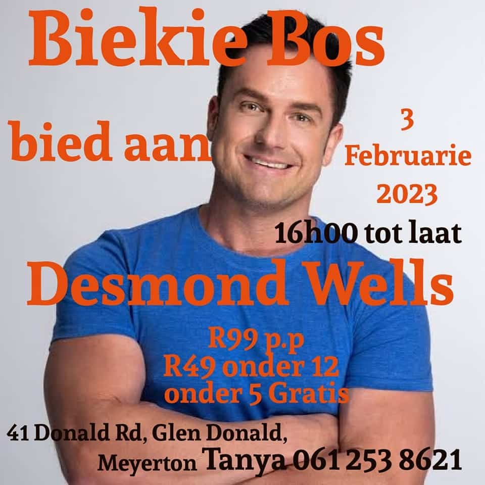 Desmond Wells Biekie Bos 1